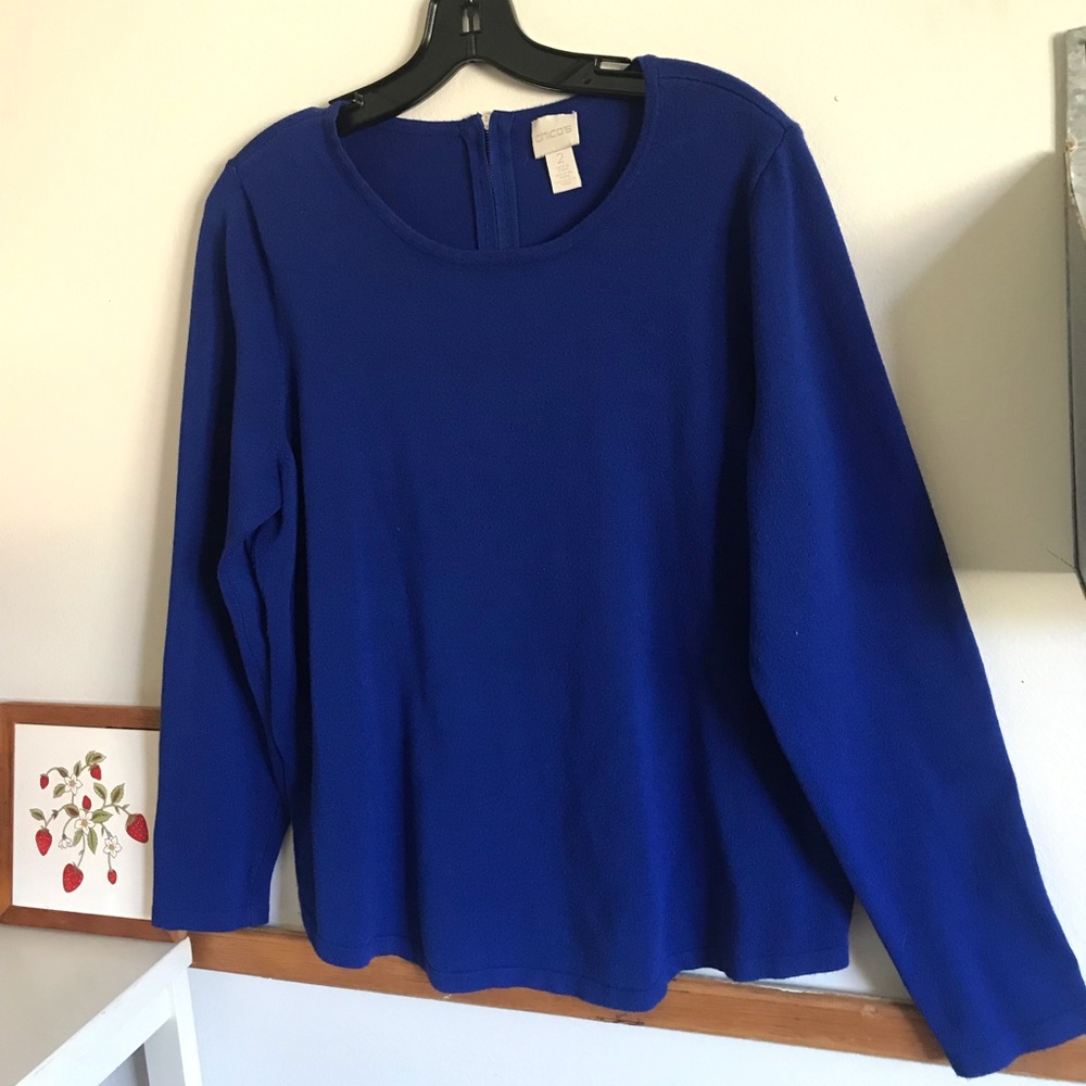 CHICOS KNIT TOP/SWEATER! 💙